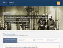 Tablet Screenshot of mcgconseil.com